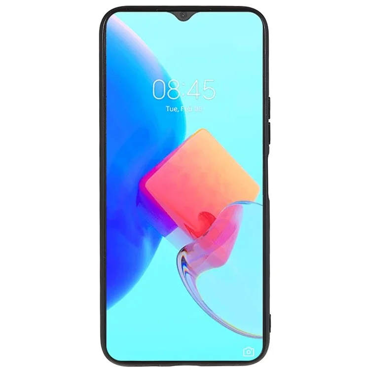 Para TECNO Spark 8P Anti-Fall Matte Phone Cover Scratch-Resistant TPU Phone Case - Preto