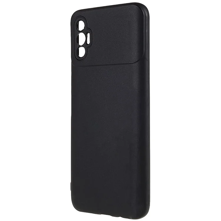 Para TECNO Spark 8P Anti-Fall Matte Phone Cover Scratch-Resistant TPU Phone Case - Preto
