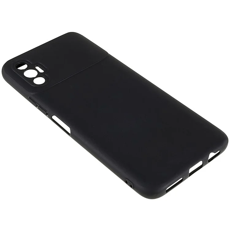 Para TECNO Spark 8P Anti-Fall Matte Phone Cover Scratch-Resistant TPU Phone Case - Preto