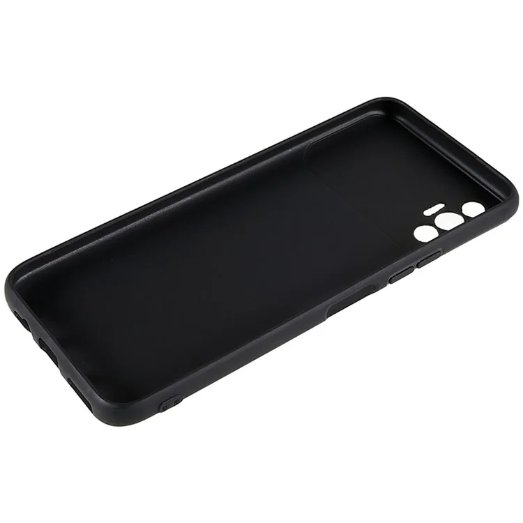 Para TECNO Spark 8P Anti-Fall Matte Phone Cover Scratch-Resistant TPU Phone Case - Preto