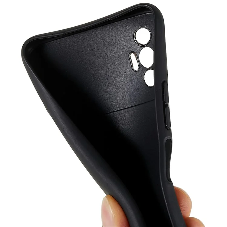 Para TECNO Spark 8P Anti-Fall Matte Phone Cover Scratch-Resistant TPU Phone Case - Preto