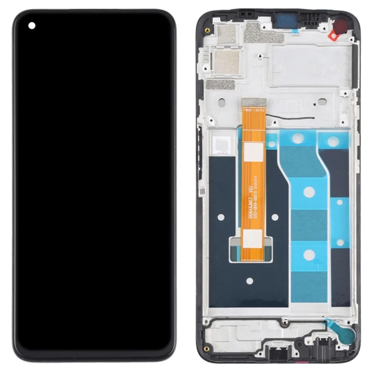 Para Realme 6i (índia) / 6S / Narzo RMX2002 Grade B LCD Screen And Digitizer Assembly + Parte do Quadro (sem Logotipo)