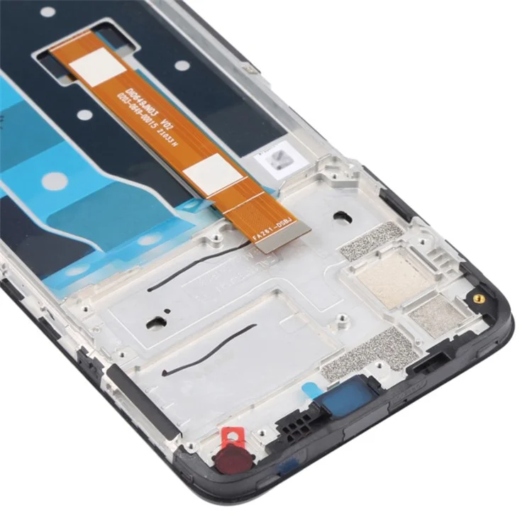 Para Realme 6i (índia) / 6S / Narzo RMX2002 Grade B LCD Screen And Digitizer Assembly + Parte do Quadro (sem Logotipo)