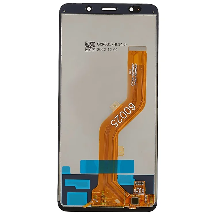 Para Tecno Pop 6 Go Be6 Grau C LCD Tela e Peça de Reparo de Montagem Dos Digitalizadores (sem Logotipo)