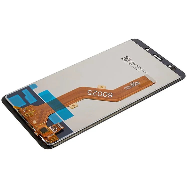 Para Tecno Pop 6 Go Be6 Grau C LCD Tela e Peça de Reparo de Montagem Dos Digitalizadores (sem Logotipo)