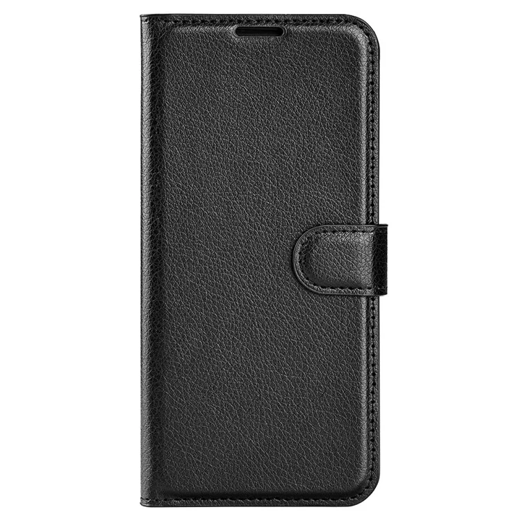 Para Oppo Reno8 T 4G Capa de Carteira de Couro PU com Suporte - Preta