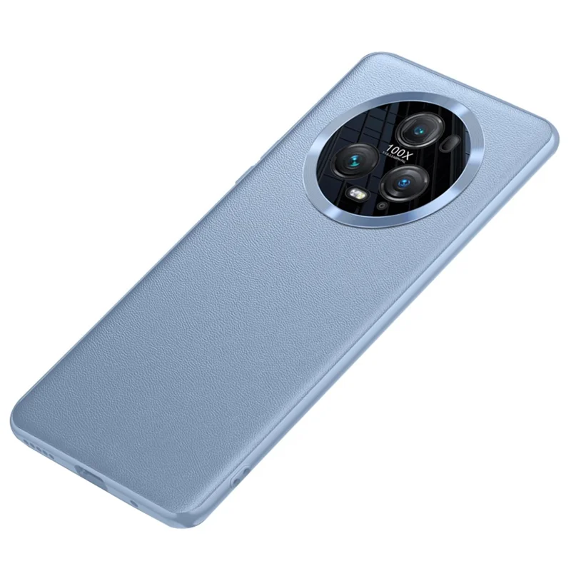 For Honor Magic5 Pro Anti-scratch Phone Case with Metal Lens Design Camera Protection Phone Cover (2nd Gen) - Blue