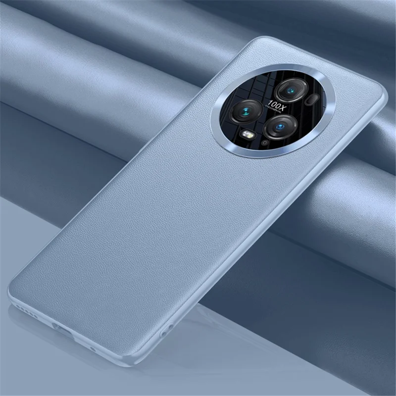 For Honor Magic5 Pro Anti-scratch Phone Case with Metal Lens Design Camera Protection Phone Cover (2nd Gen) - Blue