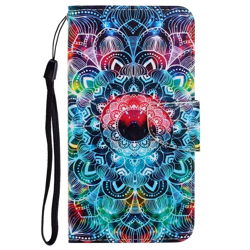 For Xiaomi Redmi Note 12 Pro 5G / Note 12 Pro Speed 5G / Poco X5 Pro 5G Leather Pattern Wallet Stand Phone Case - Mandala