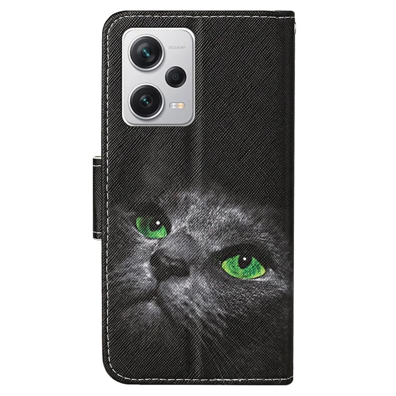 Per Xiaomi Redmi Note 12 Pro 5G / Note 12 Pro Speed 5G / Poco X5 Pro 5G Custodia Portafoglio in Pelle con Supporto - Gatto