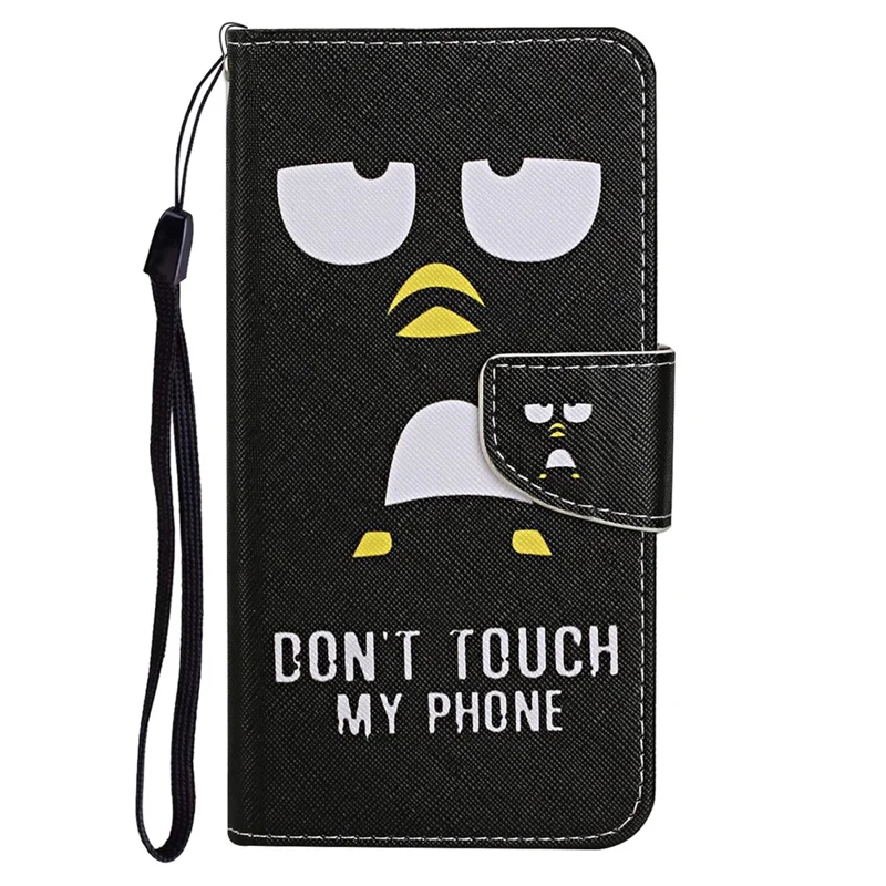 For Xiaomi Redmi Note 12 Pro 5G / Note 12 Pro Speed 5G / Poco X5 Pro 5G Leather Pattern Wallet Stand Phone Case - Penguin
