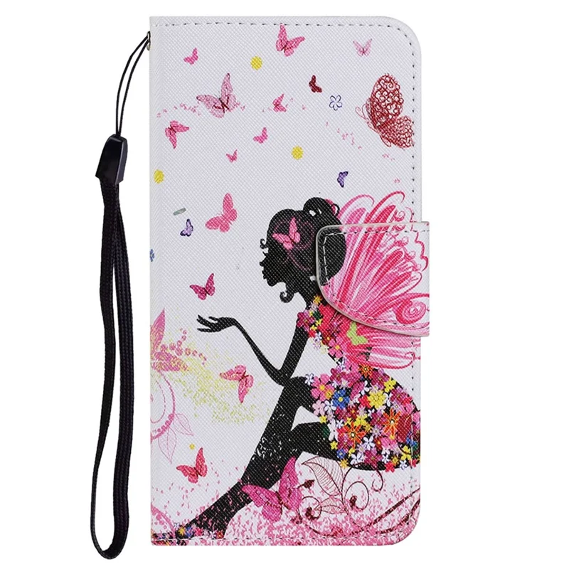 Pour Xiaomi Redmi Note 12 Pro 5G / Note 12 Pro Speed 5G / Poco X5 Pro 5G Étui de téléphone portefeuille en cuir motif - Fée