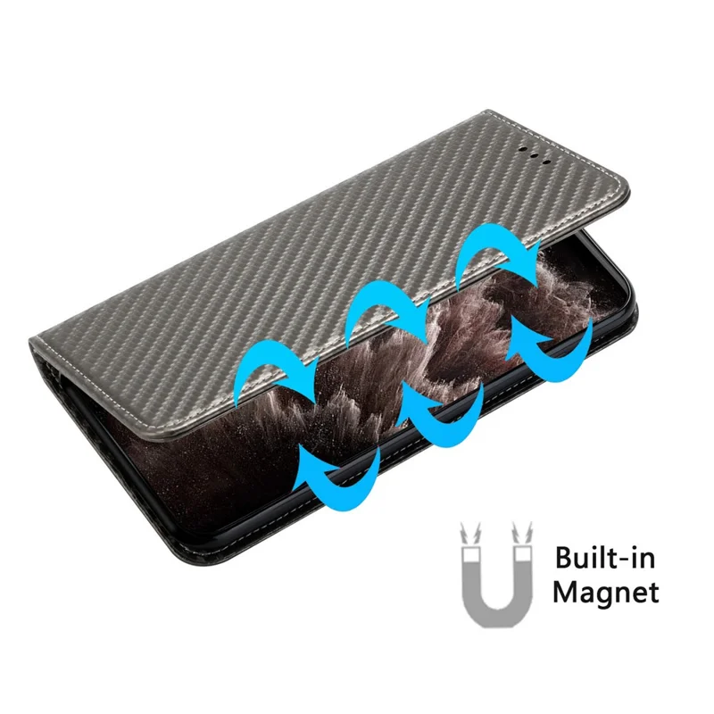 Para Xiaomi Redmi Note 12 5G (Global) / (Índia) / (China) / Poco X5 5G Capa de telefone de couro PU magnética com suporte de carteira - Cinza