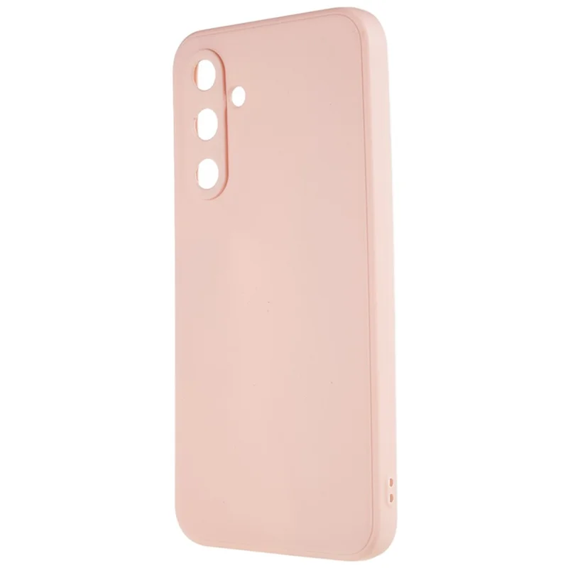 For Samsung Galaxy A54 5G Straight Edge Design TPU Phone Case Precise Cutout Camera Protection Cover - Pink