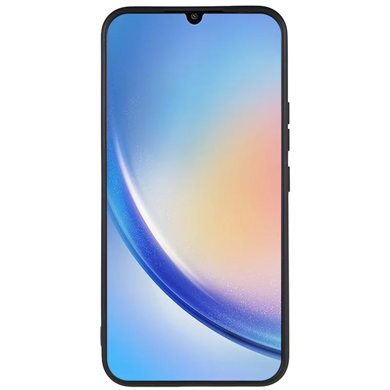 Per Samsung Galaxy A34 5G Custodia in TPU morbido Bordo diritto Taglio preciso Custodia protettiva - Nero