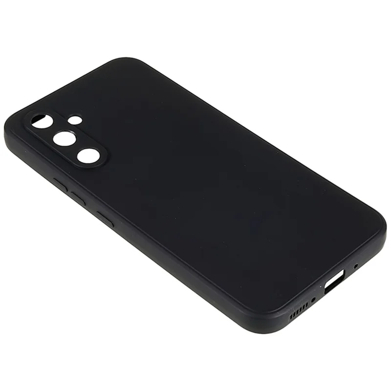 Per Samsung Galaxy A34 5G Custodia in TPU morbido Bordo diritto Taglio preciso Custodia protettiva - Nero