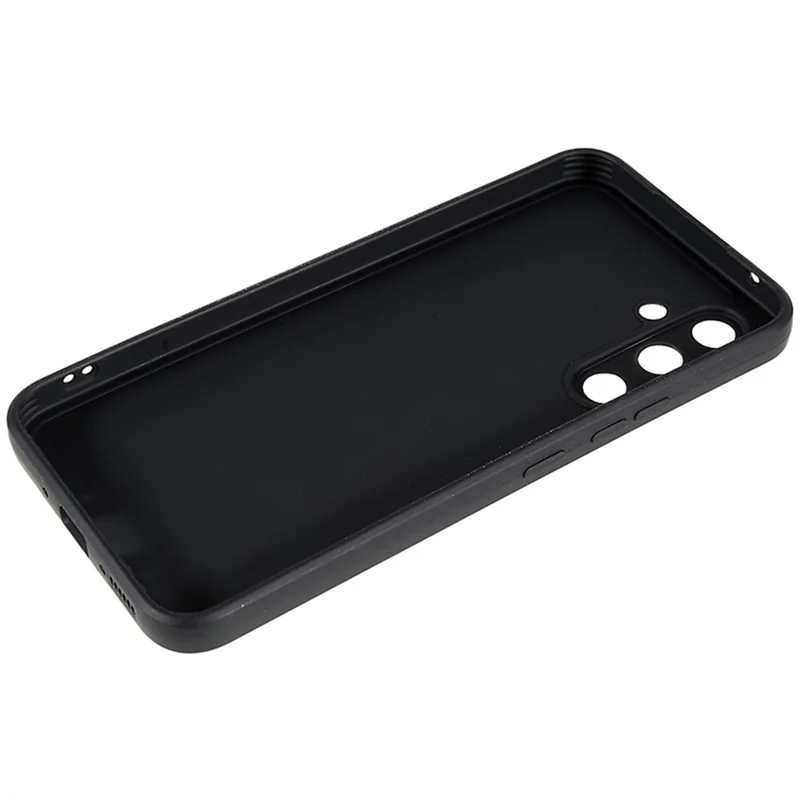 Per Samsung Galaxy A34 5G Custodia in TPU morbido Bordo diritto Taglio preciso Custodia protettiva - Nero