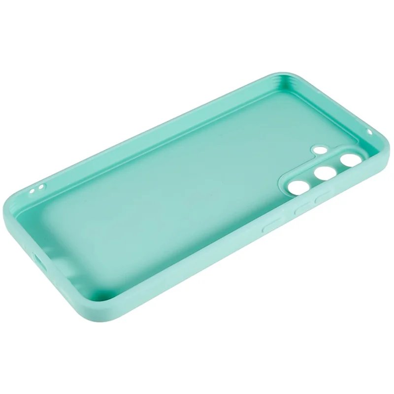 Per Samsung Galaxy A34 5G Custodia Morbida in TPU Bordo Dritto Taglio Preciso Custodia Protettiva - Verde