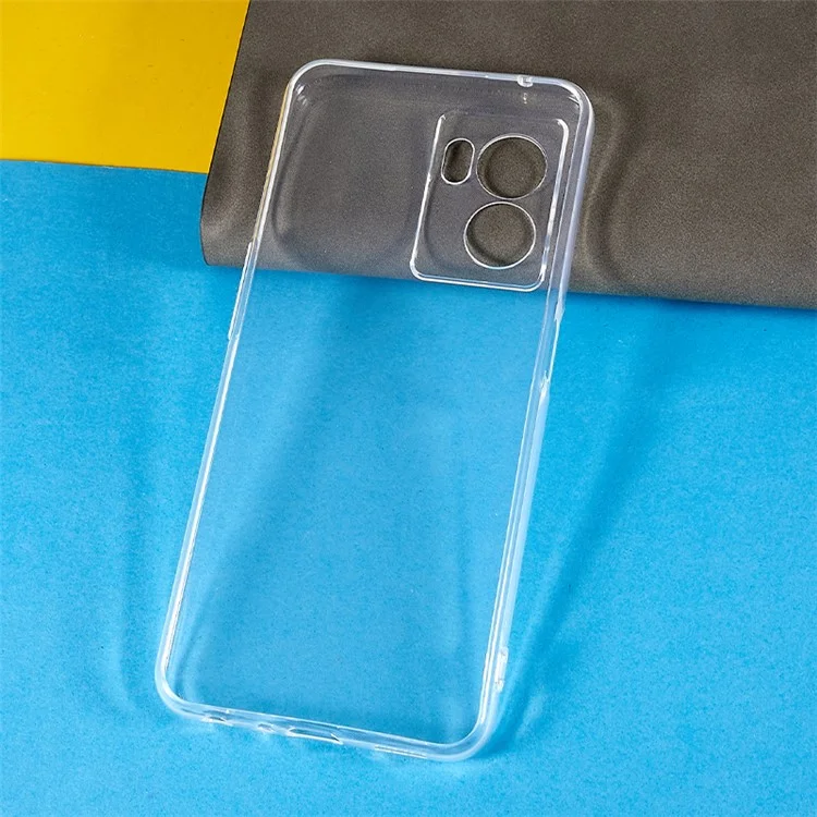 Per Oppo A56s 5G Custodia per telefono cellulare anti-graffio Flessibile Ultra-Sottile Trasparente Custodia per telefono in TPU