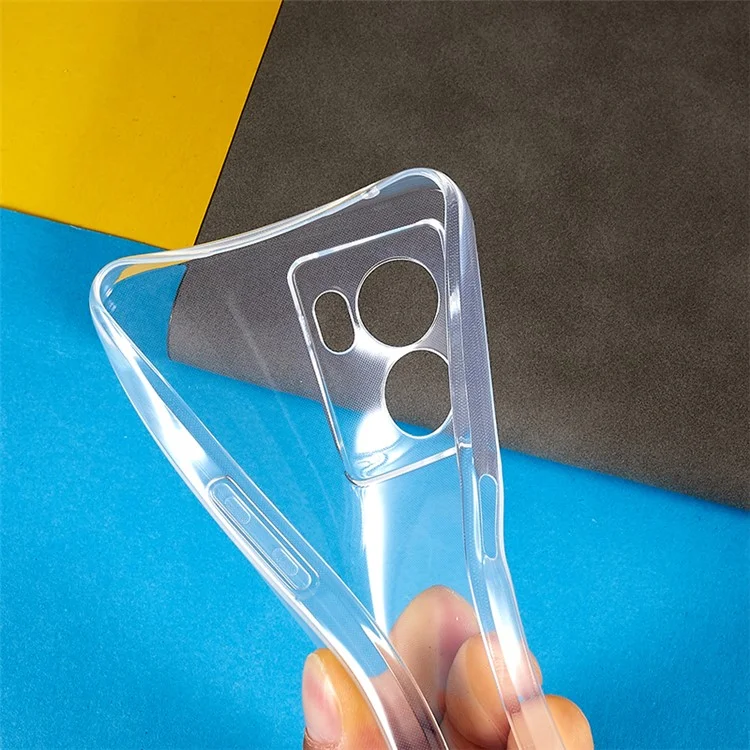 Per Oppo A56s 5G Custodia per telefono cellulare anti-graffio Flessibile Ultra-Sottile Trasparente Custodia per telefono in TPU