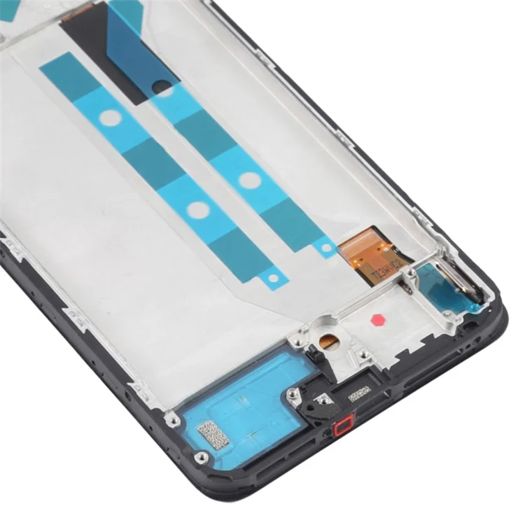 Para Xiaomi Redmi Note 11 Pro 4G (MediaTek) / Note 11 Pro+ 5G (India) Grado B Pantalla OLED y conjunto de digitalizador + marco (sin logotipo)