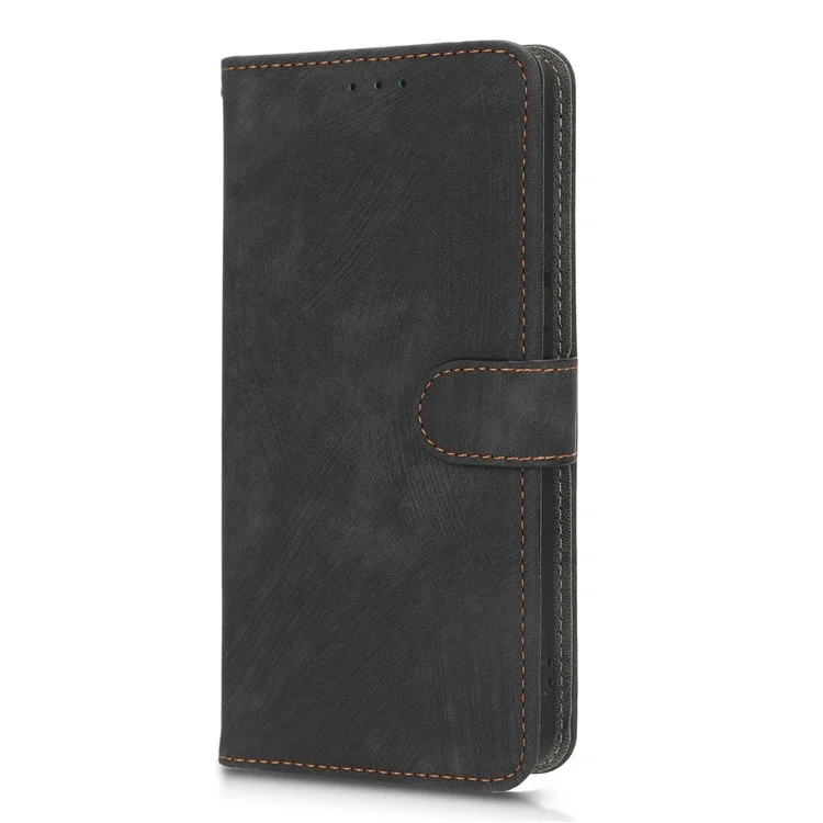 For Samsung Galaxy A53 5G Mobile Phone Case RFID Blocking Stand Wallet Leather Cover with Strap - Black