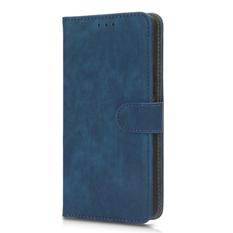 For Samsung Galaxy A53 5G Mobile Phone Case RFID Blocking Stand Wallet Leather Cover with Strap - Blue