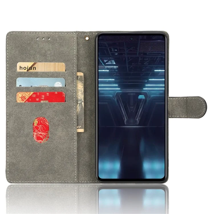 Pour Infinix Note 12 VIP 4G X672 Étui de téléphone en cuir PU antichoc avec support RFID Blocking Flip Wallet Cover avec dragonne - Noir