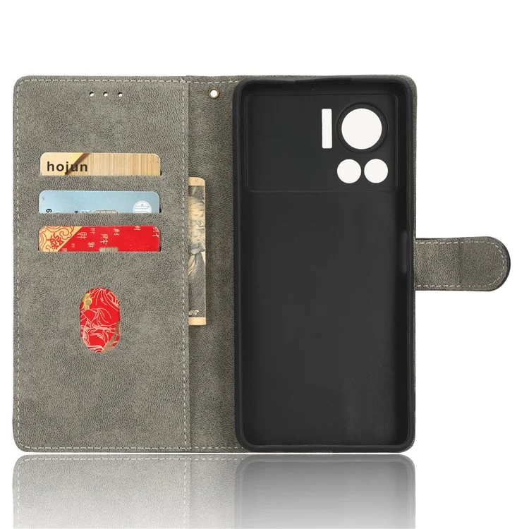 Pour Infinix Note 12 VIP 4G X672 Étui de téléphone en cuir PU antichoc avec support RFID Blocking Flip Wallet Cover avec dragonne - Noir