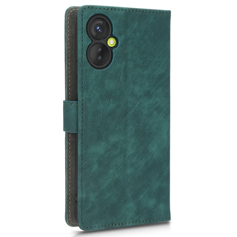 For TECNO Spark 9T 4G KH6 / 9 Pro 4G KH7 RFID Blocking Wallet Phone Case Full Protection Leather Stand Cover with Strap - Green