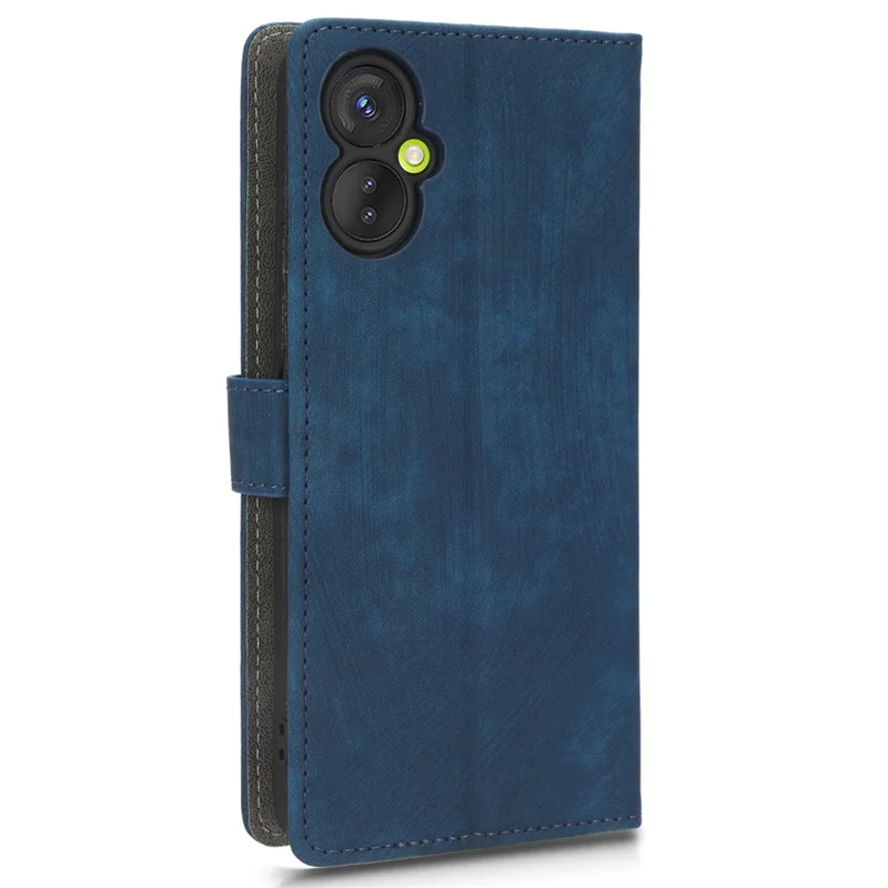 For TECNO Spark 9T 4G KH6 / 9 Pro 4G KH7 RFID Blocking Wallet Phone Case Full Protection Leather Stand Cover with Strap - Blue
