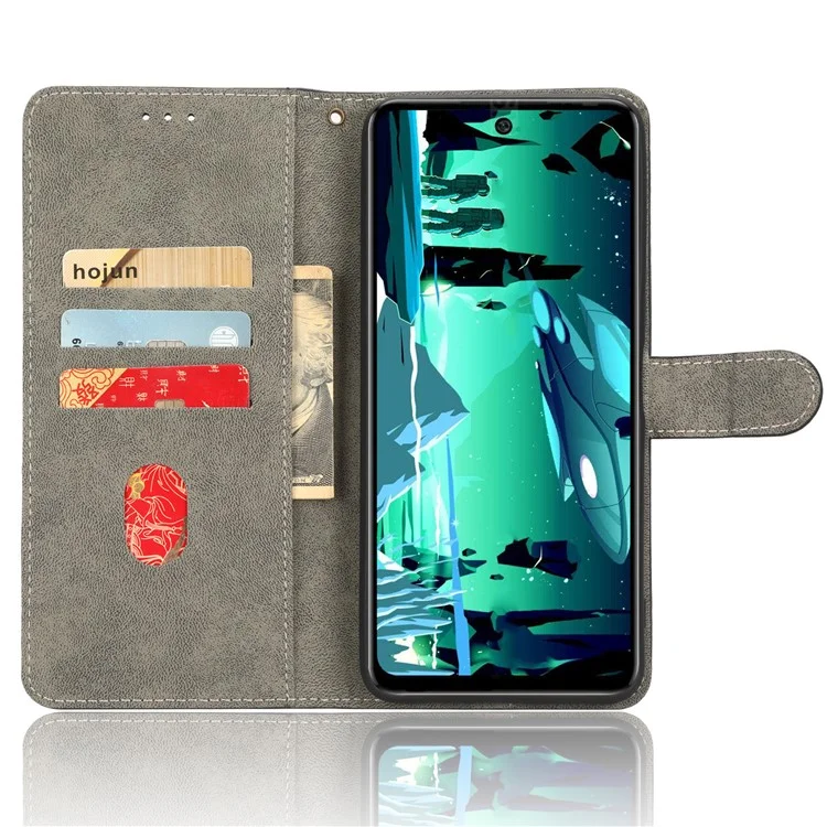 Para Infinix Hot 20S 4G X6827 RFID Blocking Leather Stand Phone Case Hand Strap Anti-Drop Wallet Cover - Verde