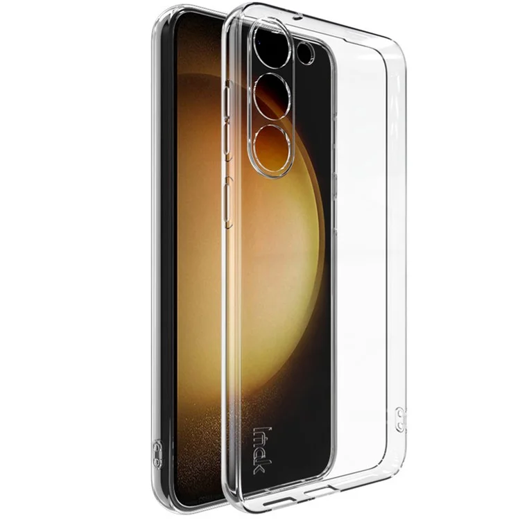 IMAK UX-5 серия для Samsung Galaxy S23+ телефон TPU чехол Anti-scratch Clear Phone Cover - прозрачный