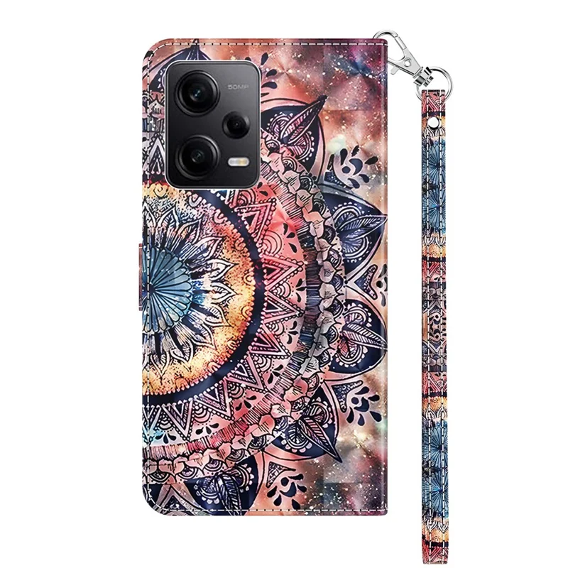 Coque de téléphone anti-chute pour Xiaomi Redmi Note 12 Pro 5G / Note 12 Pro Speed 5G / Poco X5 Pro 5G - Couleur Mandala