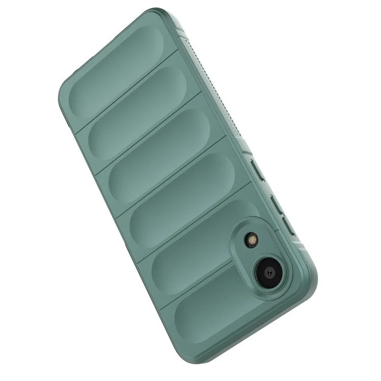 For Samsung Galaxy A03 Core TPU Back Protector Phone Case Rugged Cell Phone Cover - Green