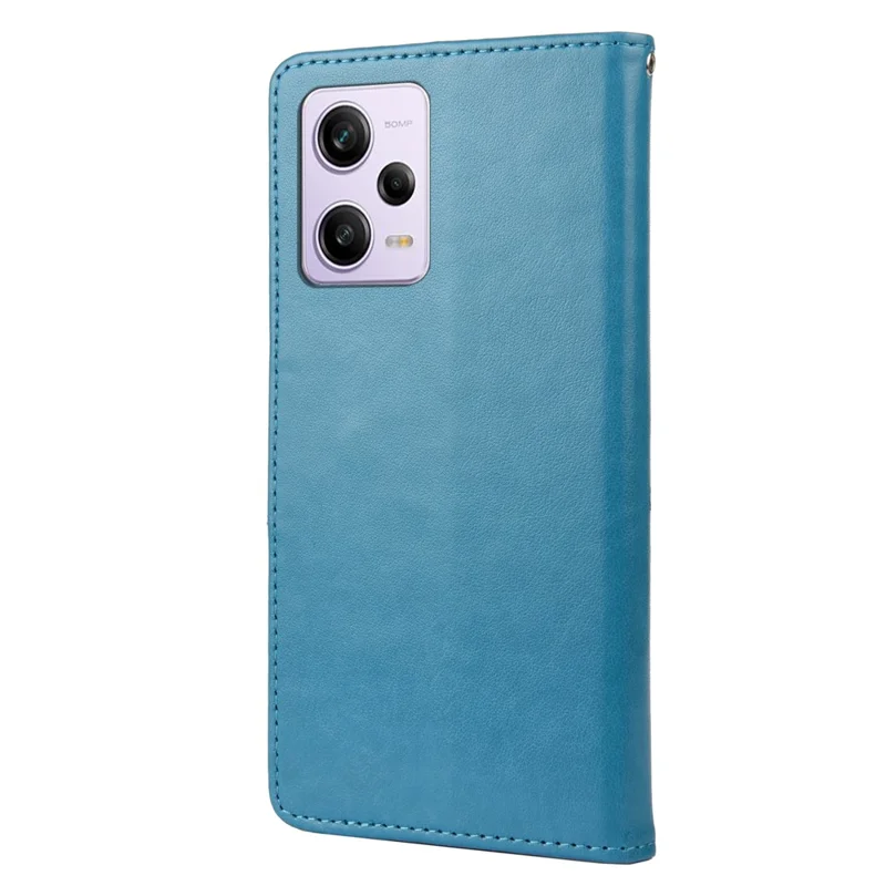 For Xiaomi Redmi Note 12 Pro 5G / Note 12 Pro Speed 5G / Poco X5 Pro 5G Wallet Phone Case Stand Leather Phone Cover - Blue