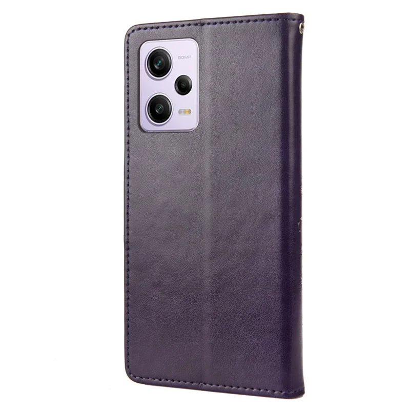 Per Xiaomi Redmi Note 12 Pro 5G / Note 12 Pro Speed 5G / Poco X5 Pro 5G Portafoglio Custodia per Telefono Custodia in Pelle con Supporto - Viola Scuro