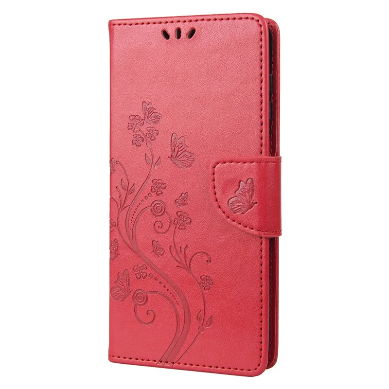 Für Xiaomi Redmi Note 12 Pro 5G / Note 12 Pro Speed 5G / Poco X5 Pro 5G Wallet Phone Case Stand Leather Phone Cover - Rot