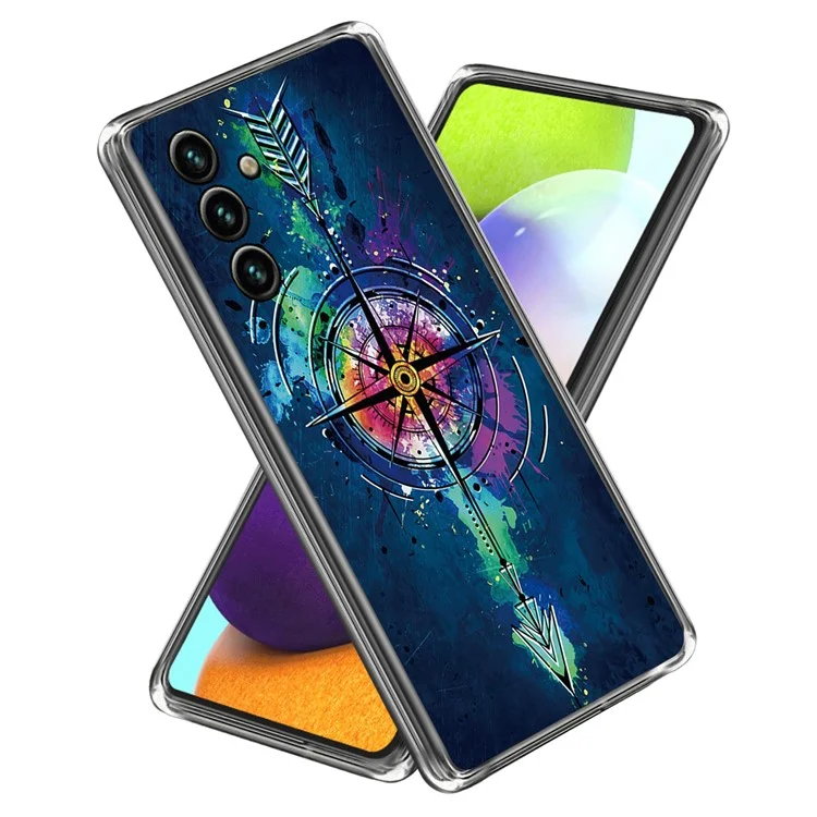 IMD TPU Case per Samsung Galaxy A34 5G Custodia per telefono con stampa a motivi - Freccia