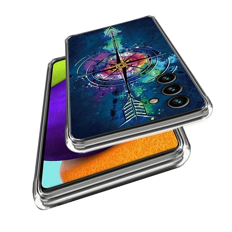 IMD TPU Case per Samsung Galaxy A34 5G Custodia per telefono con stampa a motivi - Freccia