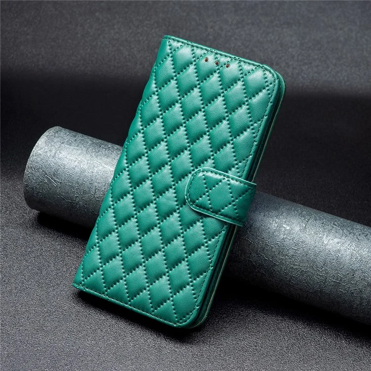 BINFEN COLOR BF Style-14 Phone Case for Xiaomi 13 Lite / Civi 2 5G , Leather Stand Wallet Cover - Green