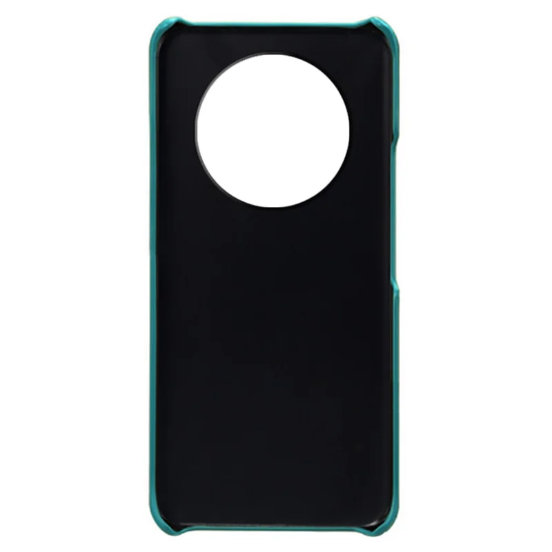 For Honor Magic5 5G Dual Card Slots Phone Case Leather Coated PC Drop-proof Cover - Green