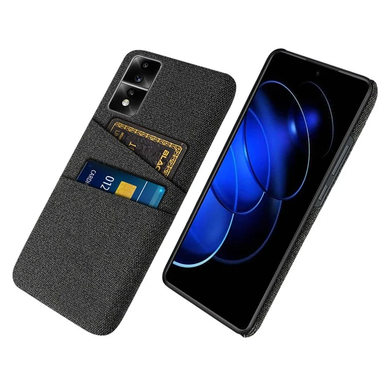Étui de protection pour téléphone For Honor 80 GT 5G à double emplacement pour carte - Noir