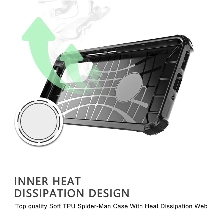 For Samsung Galaxy A54 5G Phone Protector Case Anti-scratch Hard PC Back + Soft TPU Frame Back Cover - Navy Blue