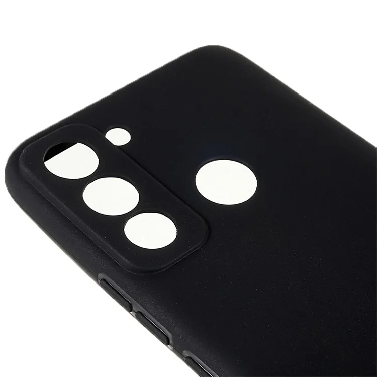 Pour TECNO Pop 5 LTE 4G Coque de téléphone mate Flexible TPU Peau de protection arrière - Noir