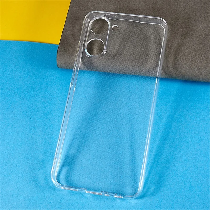For Realme 10 4G TPU Phone Case 1.5mm Thickened Shockproof Transparent Phone Back Cover