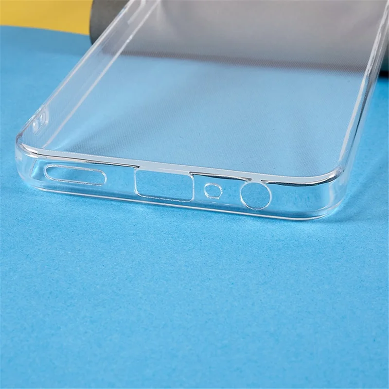 For Realme 10 4G TPU Phone Case 1.5mm Thickened Shockproof Transparent Phone Back Cover