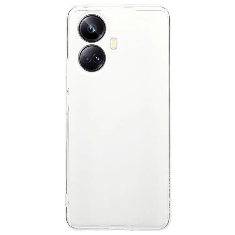 Para Realme 10 Pro+ 5G Soft TPU Case Transparente 1.5mm Phone Back Cover