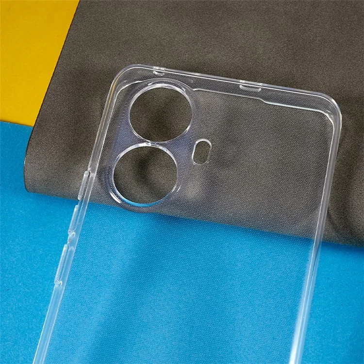 Para Realme 10 Pro+ 5G Soft TPU Case Transparente 1.5mm Phone Back Cover