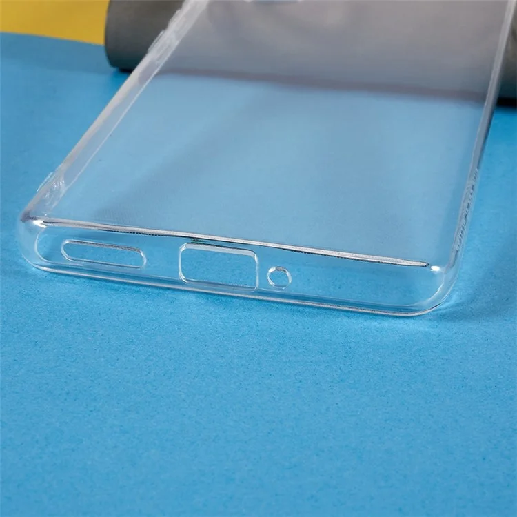 Para Realme 10 Pro+ 5G Soft TPU Case Transparente 1.5mm Phone Back Cover